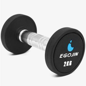 이고진 TPU 덤벨 아령 2kg 1개 헬스장 홈트 웨이트 팔운동 바벨