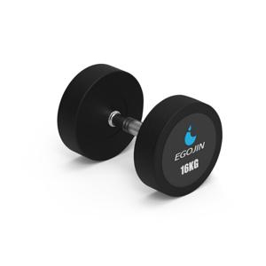 이고진 TPU 덤벨 아령 16kg 1개 헬스장 홈트 웨이트 팔운동 바벨