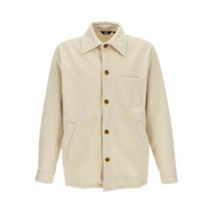 [GCDS] 남성 캐주얼 자켓 로고 자수 FW23M23048166 화이트 /8