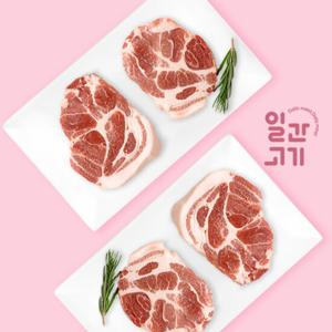 [일간고기][냉장]무항생제 한돈 목살500g+목살500g 구이용