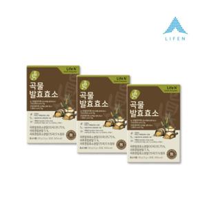 라이프엔 정제효소없는 7무첨가 진곡물발효효소 3g*30포 3박스