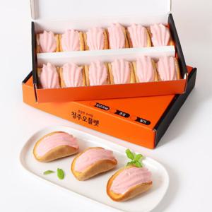 [맘스케이크] 청주오믈렛 범벅 딸기 216g (18g x 12개입)