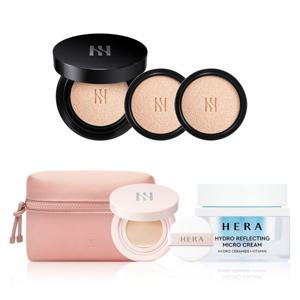 헤라[기획] 블랙쿠션 파운데이션 디럭스 SPF34/PA++ 15gx3 (본품1개+리필2개)