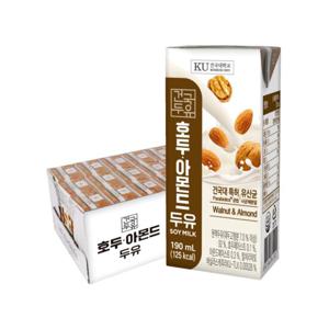 건국유업 호두아몬드두유 190ml 24팩