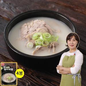 더 푸짐한 돼지국밥 450g X 4봉 + 얼큰다데기 15g X 4봉