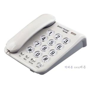 대명)빅버튼전화기(TK-200) 유선전화기 소형가전용품