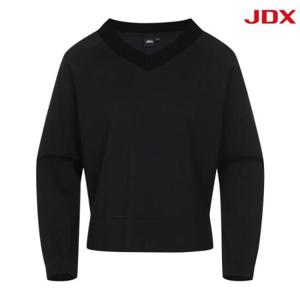 JDX 세이브존07 여성 브이넥 티셔츠 X2TLW5449BK