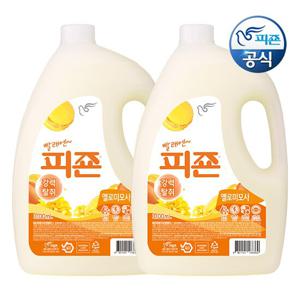 피죤 섬유유연제 옐로미모사 3.1L 용기 x 2개