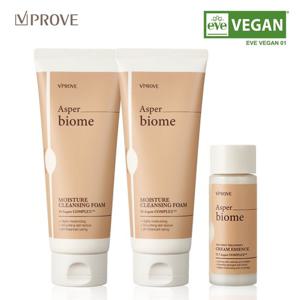 비프루브 아스퍼바이옴 모이스춰 클렌징 폼 150ml 2개 + 크림에센스 30ml 증정