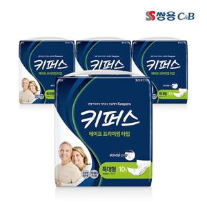 [키퍼스]키퍼스 성인용 기저귀 테이프형 프리미엄 특대형 10p x 4팩 (총 40p) / 무료배송