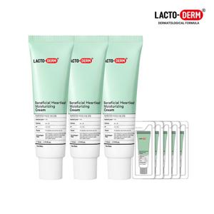 피부온도▼진정강추세트♥ 락토덤 어성초 수분크림 50ml 3개+어성초 수분크림 1ml*5