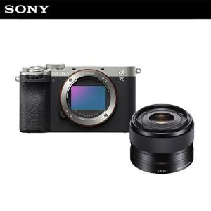 [SONY] 소니 카메라 A7C2 BODY 실버 + SEL35F18F 단렌즈 / 풀프레임 컴팩트 알파
