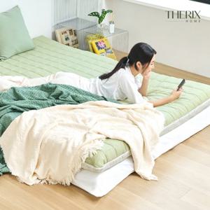 더릭스홈 12존 토퍼매트리스 푹신 탄탄한 허리에 좋은 바닥 수면매트 6cm SS (슈퍼싱글)