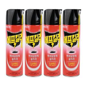 (4개)에프킬라 울트라 에어로솔 바퀴살충제 500ml