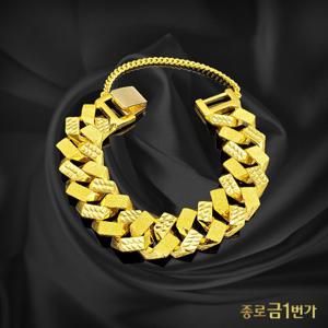 [종로금1번가] 순금 팔찌 할로우 팔각 콤비  75g