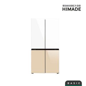 4도어 세미빌트인 냉장고(하트베이지) HRF566NFES1 (566L)
