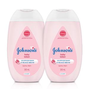존슨즈 베이비 로션 핑크 300ml x 2개