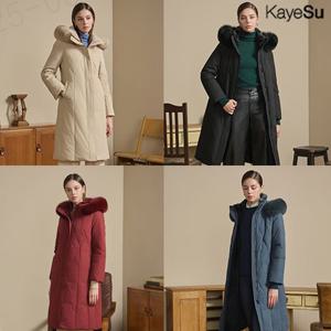 [케이수] 유러피안 트리플 풀스킨 구스다운 롱코트