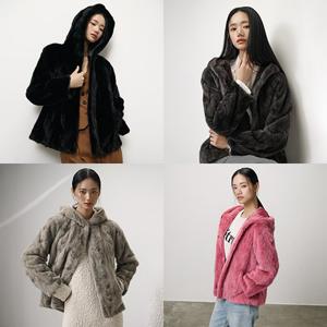 [유로모피] 25FW EURO 밍크 후드 자켓 1종
