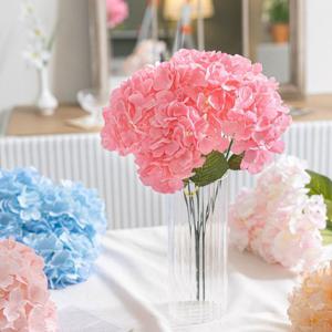 블랜딩 수국 부쉬 중 47cm (9컬러) 조화 꽃 테이블 인테리어 장식 소품 성묘