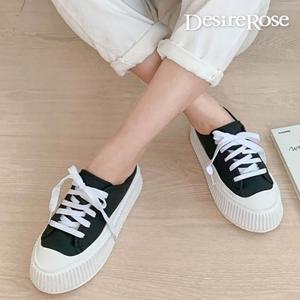 [디자이어로즈] 여자 스트릿 고무창 데일리 블로퍼 4cm