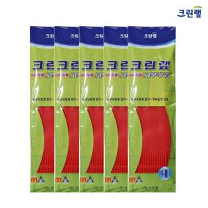 크린랩 다용도용 고무장갑 (L)대 5켤레