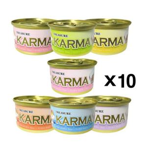 애완용품 카르마 캣 80g X10개 선택 고양이 통조림 간식 습식