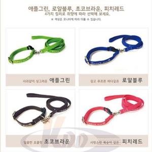 강아지목줄 애견 솔리드 목줄세트 10mm 외출 산책 (W9D2B1C)