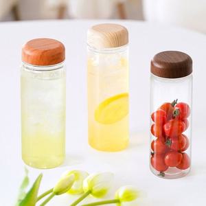 트라이탄 젖병소재 원목 우드 보틀 물병 500ml 700ml