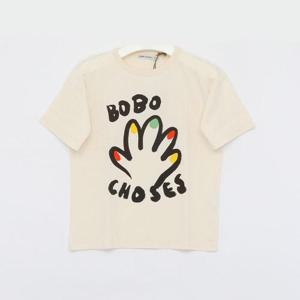 보보쇼즈 25FW 하이 파이브 프린트 반팔 여아 티셔츠 B225AC004 199