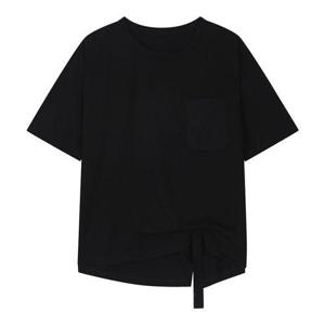 [신원아울렛]백 슬릿 스트랩 디테일 티셔츠 BJIBH2809 B