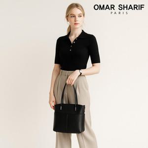 [오마샤리프] 천연소가죽 여성 토트백 겸 크로스백 OS1192