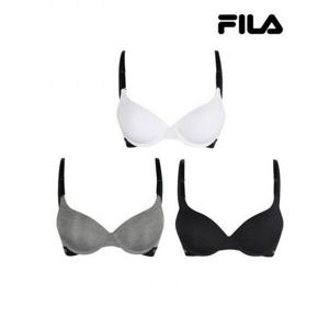 [휠라 언더웨어][휠라] 아웃핏 모노 밴드 포인트 와이어 브라 3종 택 (FI4BAG3443F_3SKU)