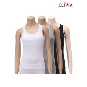 [크리비아]패드 삽입형 면스판 브라탑 나시 clg4623A