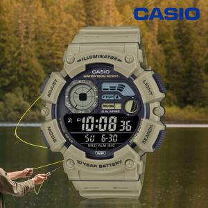 백화점AS 카시오 군인시계 문데이터 WS-1500H-5B 군대 낚시 전자시계 디지털 지코스모 공식수입