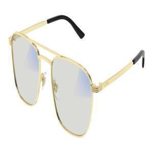 남성 Gucci Eyewear 스퀘어 프레임 선글라스 005GDT