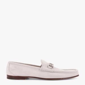 구찌 Suede loafers with iconic horsebit 824187AAEGY JP9