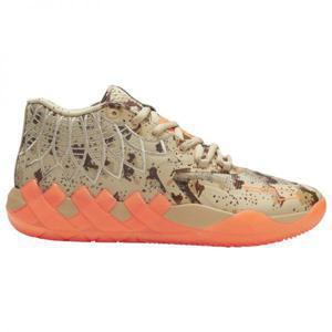 푸마 Puma MB.01 Digital Camo 남성 농구화 운동화 Pale Khaki/Ultra Orange 103458