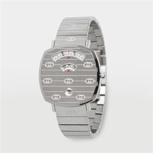 구찌 인터로킹 G 35MM 그립 메탈 손목 시계 584267 I1600 8504