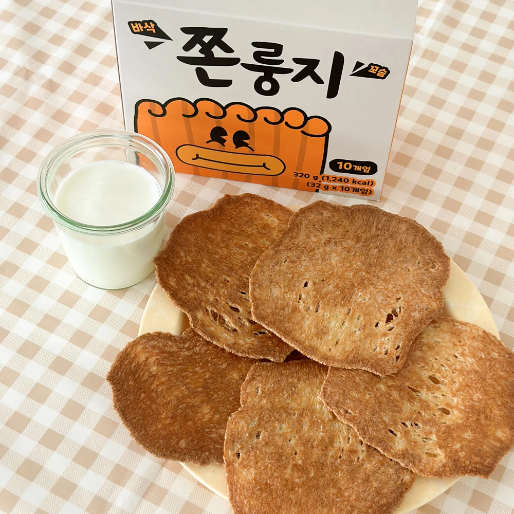 쫀슐랭 바삭꼬숩 쫀룽지 쫀드기 누룽지