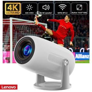 Lenovo Xiaoxin 100M 프로젝터 hy300 pro 680ANSI 울트라 휴대용 프로젝터 야외 홈 시어터 비디오 1920*1080p 프로젝터 4k 빔프로젝터