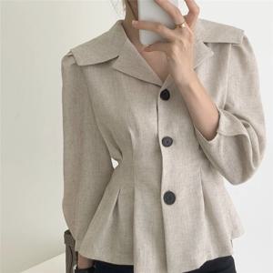 여성 캐주얼 작업 블라우스, 여성 오버셔츠, 여성 OL 패션, Py711 2020, 봄, 여름, 가을, 신상