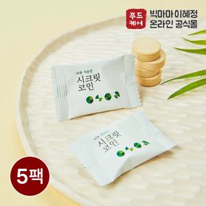 [빅마마이혜정 온라인공식몰] 시크릿코인 개운한맛 80g x 5팩 (총 100알)
