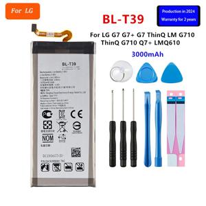 LG G7 G7 + G7ThinQ LM G710 ThinQ G710 Q7 + LMQ610 BL T39 휴대 전화 배터리 + 도구 용 기존 BL-T39 3000mAh 배터리