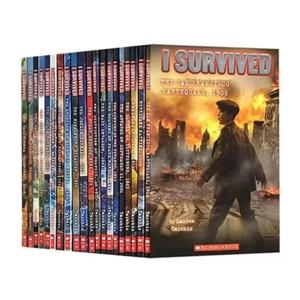 22권/세트 I Survived 영어 독서 책 재해 역사 생존 소설 탈출 가이드 어린이 과학 장 책