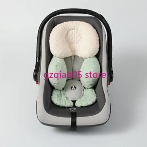 N7ME 유아용 카시트 삽입 신생아를위한 쿠션과 일치하는 베개가있는 유아