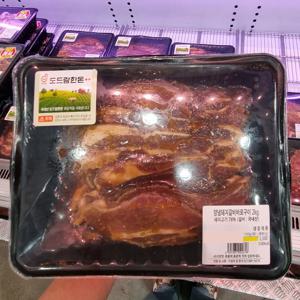 트레이더스 국내산 한돈 양념 돼지갈비 2kg