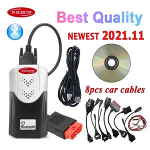 2024 최고의 VD DS150E CDP 블루투스 2021.11 TNESF DELPHIS ORPDC 자동차 트럭 Obd Obd2 스캐너 진단 도구 용 새로운 Keygen 2020.23