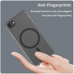 iPhone 7 무선 충전용 고급 소프트 SE3 Magsafe 보호 케이스 SE4 Apple 8 마그네틱 젤리 SE2 투명 보호 케이스
