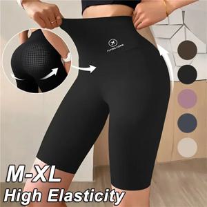 M-XL 여성용 스포츠 반바지, 여성용 신상 사이클링 조깅 피트니스 하이웨이스트 푸쉬업 짐 반바지 레깅스 요가복